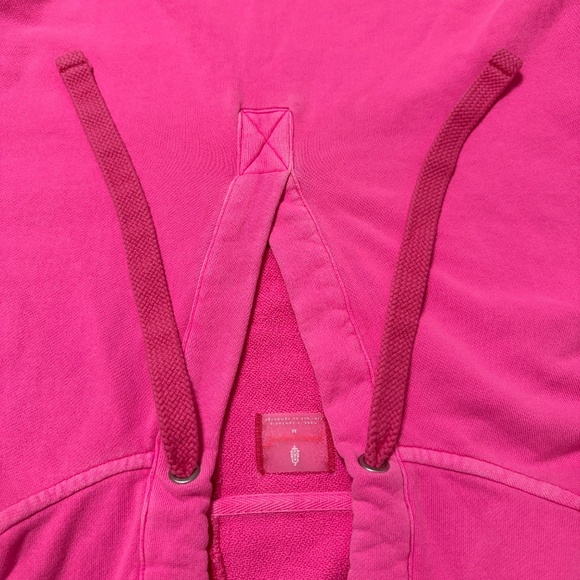 Free People Movement Spur of the Moment Solid Hoodie Midi Dress Sweatshirt Pink - Picture 11 of 16